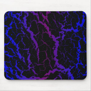 Crackraum Lava - Blau/Lila Mousepad