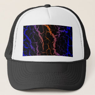 Crackraum Lava - Blau/Orange Truckerkappe
