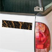 Cracks Space Lava - Bronze Autoaufkleber (Auf Lkw)