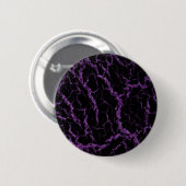 Cracks Space Lava - Glitzer Lila Button (Vorne & Hinten)