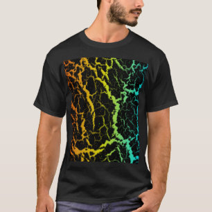 Cracks Space Lava - Heat ROYCB T-Shirt