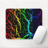 Cracks Space Lava - Light Spectrum Mousepad (Mit Mouse)