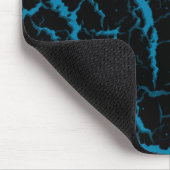 Cracks Space Lava - Sky Blue Mousepad (Ecke)