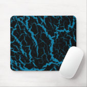 Cracks Space Lava - Sky Blue Mousepad (Mit Mouse)