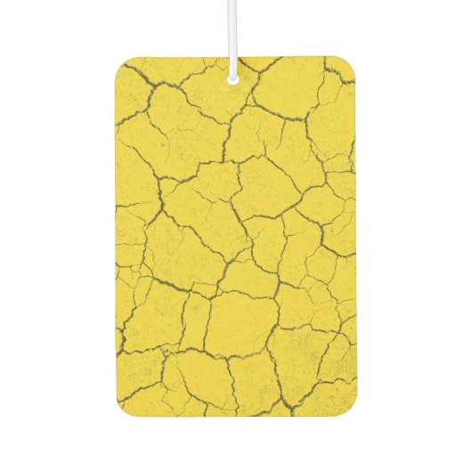 Cracksenholz Gelber Kfz-Freshener Autolufterfrischer (Vorderseite)