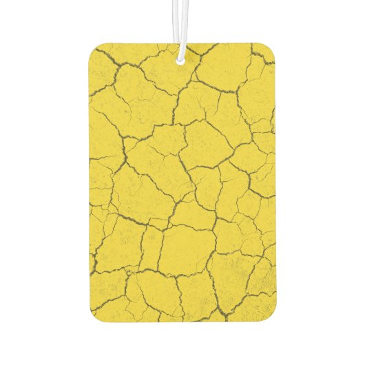 Cracksenholz Gelber Kfz-Freshener Autolufterfrischer (Rückseite)