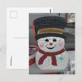 Cracksnowman Postkarte (Vorne/Hinten)
