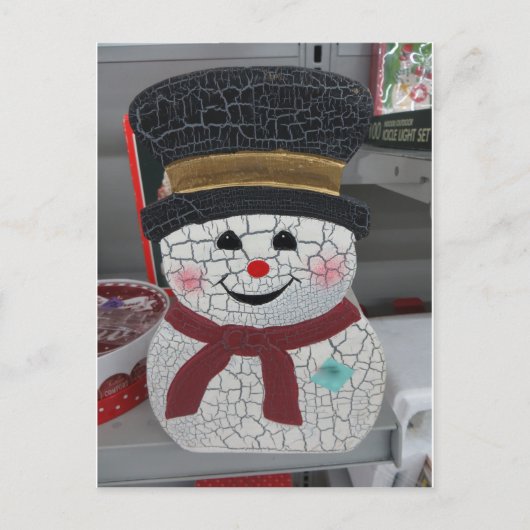 Cracksnowman Postkarte (Vorderseite)