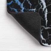 Crackspace Lava - Blau/Weiß Mousepad (Ecke)