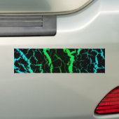 Crackspace Lava - Cyan/Green Autoaufkleber (Auf Auto)