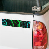 Crackspace Lava - Cyan/Green Autoaufkleber (Auf Lkw)
