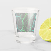 Crackspace Lava - Cyan/Green Schnapsglas (Rückseite)