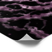 CrackSpace Lava - Glitzer Pink Poster (Ecke)