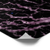 CrackSpace Lava - Glitzer Pink Poster (Ecke)