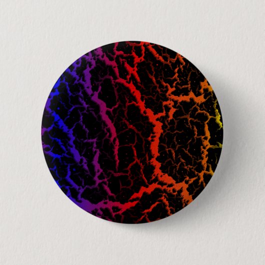 Crackspace Lava - Hitze PBROY Button (Vorderseite)