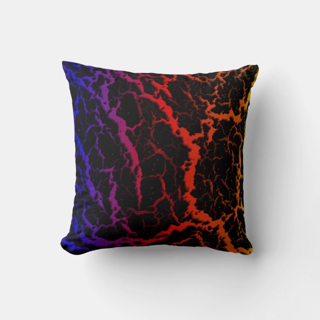 Crackspace Lava - Hitze PBROY Kissen (Vorderseite)