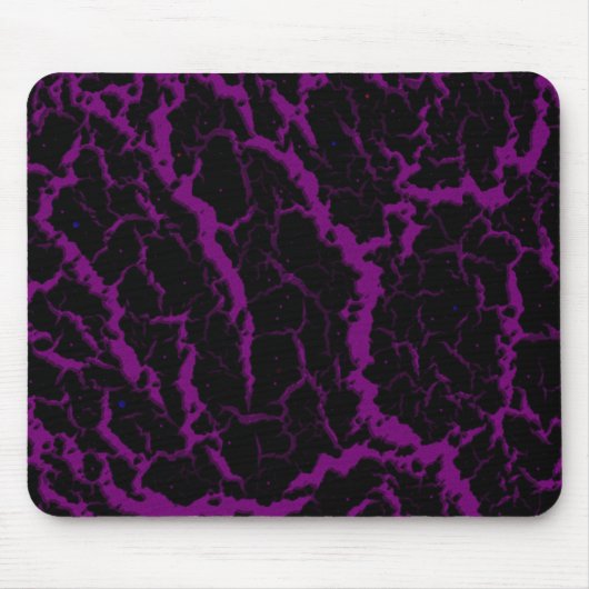 Crackspace Lava - Lila Mousepad (Vorne)