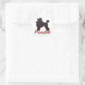 Cradle Black Poodle Sticker (Tasche)