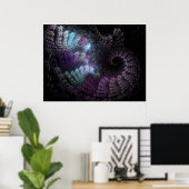 Cradle Fraktal Poster (Heimbüro)