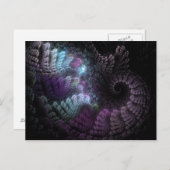 Cradle Fraktal Postkarte (Vorne/Hinten)