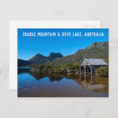 Cradle Mountain & Dove Lake, Tasmania, Australien Postkarte (Vorne/Hinten)