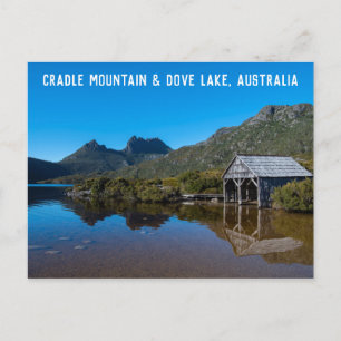 Cradle Mountain und Dove Lake, Tasmanien, Australi Postkarte