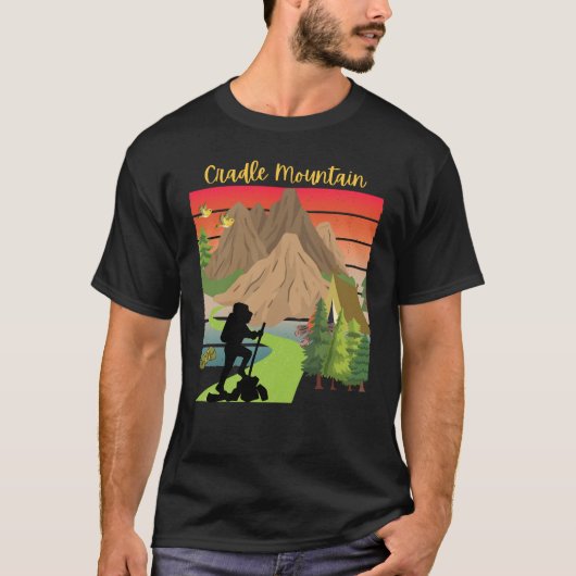 Cradle Mountain Wiker T-Shirt (Vorderseite)