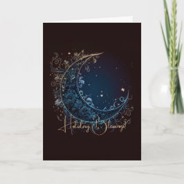 Craete Your Own Magic Filigree Moon Feiertagskarte