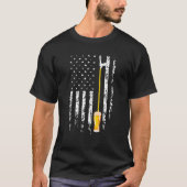 Craft Beer American Flag USA 4. Juli Brauerei T-Shirt (Vorderseite)