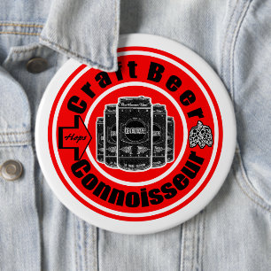 Craft Beer Connoeur Button