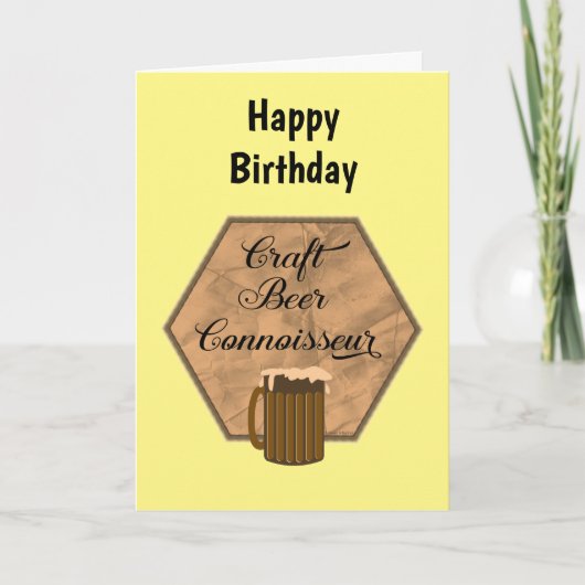 Craft Beer Connoeur Karte (Vorderseite)