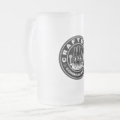Craft Beer Connoeur Mattglas Bierglas (Vorderseite Links)