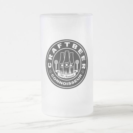 Craft Beer Connoeur Mattglas Bierglas (Mittel)