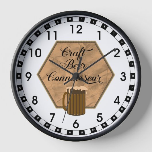 Craft Beer Connoeur Uhr (Vorderseite)