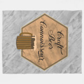 Craft Beer Connoisseur Fleecedecke (Vorderseite (Horizontal))