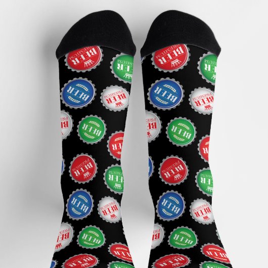 Craft Beer Drinker Neu Bier Caps Socken (Oben)