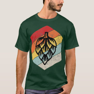Craft Beer Hops Vintage Retro T-Shirt