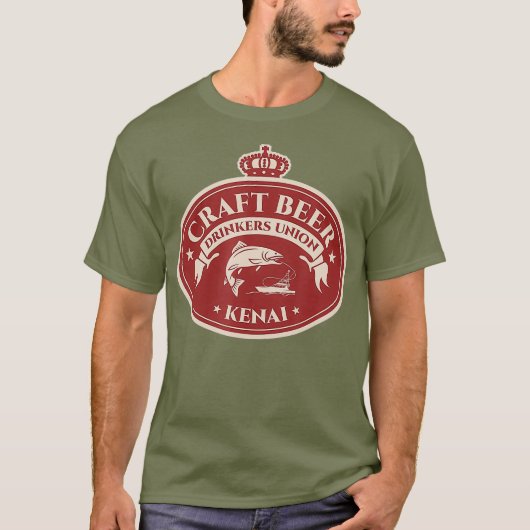 Craft Beer Lovers Kenai Alaska T-Shirt (Vorderseite)