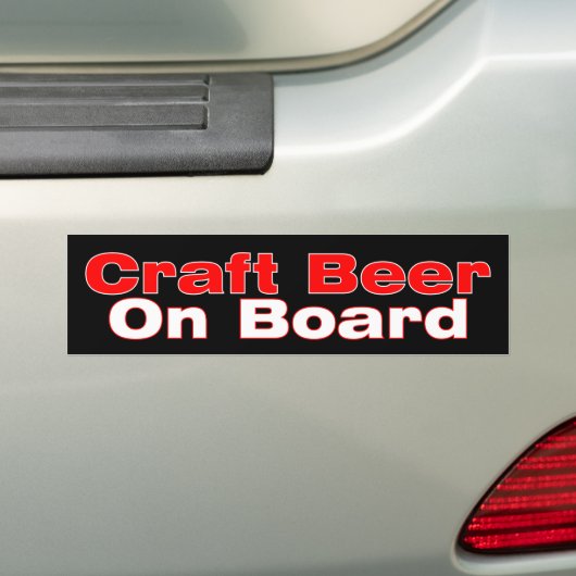 CRAFT BEER ON BOARD AUTOAUFKLEBER (Auf Auto)
