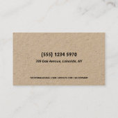 🍻 🌾 Craft Brewery Visitenkarte (Rückseite)