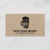 🍻 🌾 Craft Brewery Visitenkarte (Vorderseite)