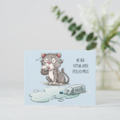 Craft Cutting benutzerdefinierten Text & Farbe Pos Postkarte (Stehend Vorderseite)