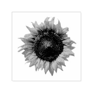 Craft Deko Big Vintag Sunflower Permastempel