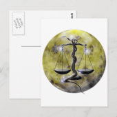 Craft Dungeon Zodiac-Libra Postkarte (Vorne/Hinten)