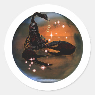 Craft Dungeon Zodiac - Skorpio Runder Aufkleber