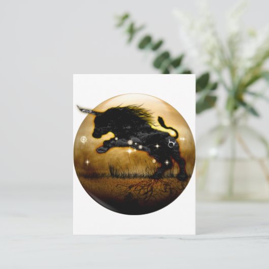 Craft Dungeon Zodiac - Taurus Postkarte (Stehend Vorderseite)