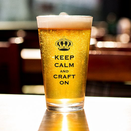 CRAFT ersetzen, Name | Trendy Behalt Calm Pint Glas