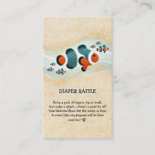 Craft Glitzer Clown Fisch Nemo Kinderdusche Begleitkarte (Vorderseite)