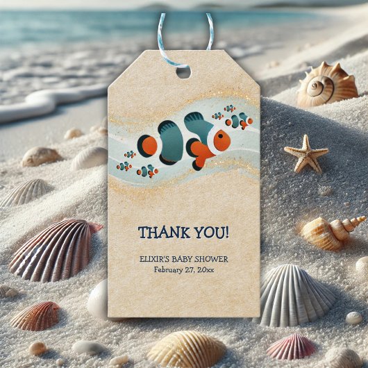 Craft Glitzer Clown Fisch Nemo Kinderdusche Geschenkanhänger