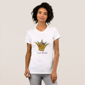 Craft Queen - Verzierter Crown T - Shirt (Vorne ganz)